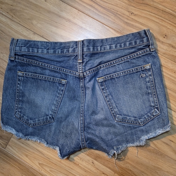 Rag & Bone Denim Cut Off Shorts Size 27 - Picture 4 of 8